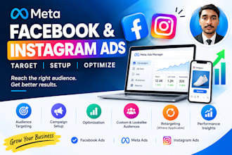 create and optimize facebook meta and insta ads campaigns