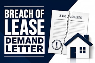 draft a formal lease dispute and breach of lease demand letter