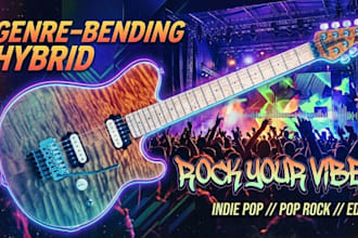 sing and record custom indie pop pop rock edm and acoustic pop song