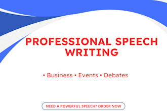 write your perfect speech for any event