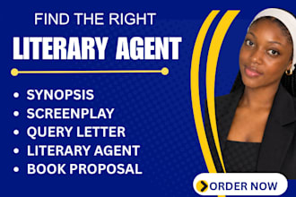 be your literary agent for query letters, book proposals and submissions