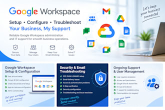 set up and troubleshoot google workspace