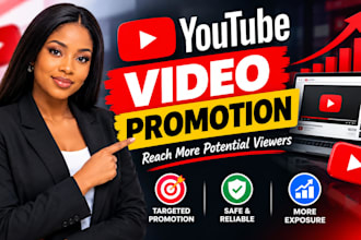 do targeted youtube channel, video promotion and marketing