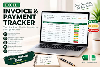 create an excel invoice and payment tracker for your business