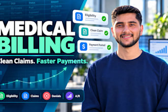 manage medical billing claims denials and ar follow up