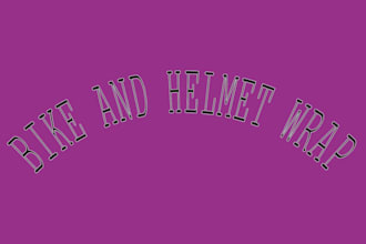 design bike boat and helmet wrap graphics professionally