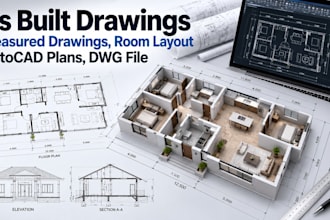 do as built drawings, measured drawings, room layout, autocad plans, dwg file
