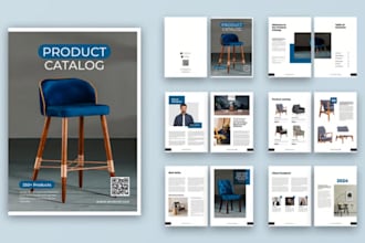 brochure design, product booklet, and catalog design, booklet, lookbook, flyer