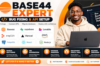 migrate base44 to supabase base44 bug fixing backend lovable to aws cloud vercel