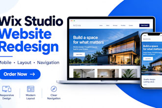 wix studio website design wix studio website redesign wix expert wix studio