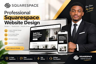 design or redesign squarespace website
