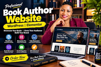 design author website, book website, book author website, book landing page