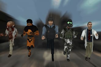 create port gmod playermodel sfm 3d model vrchat  avatar mmd tf2 l4d2