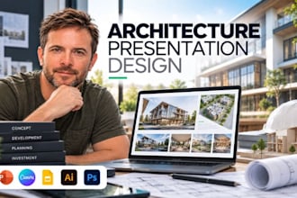 design architecture presentation, property development pitch deck
