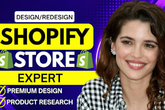 design shopify store, build shopify website, dropshipping store