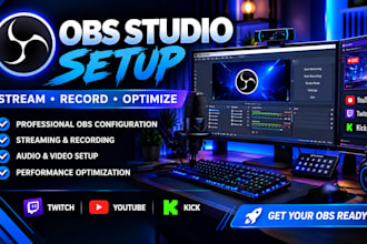 setup and optimize obs studio for streaming and recording