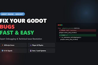 fix bugs and errors in your godot game