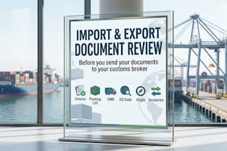 review your import export customs documents before clearance