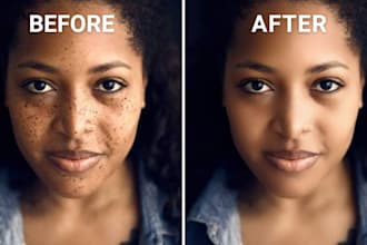 professional retouching and enhancement