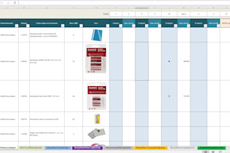 organize excel data and research information