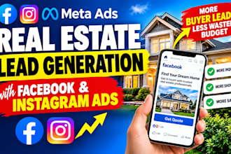 run facebook ads for real real estate agents property buyer lead generation
