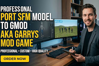 professional port nsfw sfm model to gmod aka garrys mod game