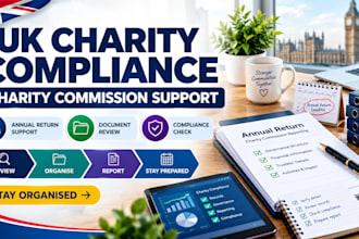 help with UK charity commission compliance and annual return