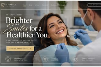 design squarespace dental website dentist clinic healthcare website