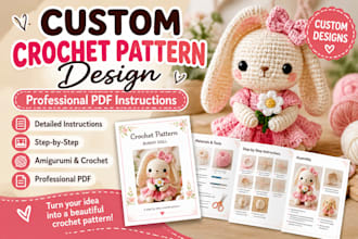create custom crochet patterns with PDF instructions