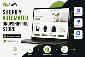 create shopify automated dropshipping store via dropified importify orbelo