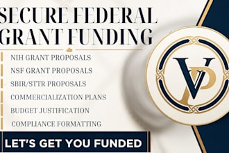 write your nih nsf sbir sttr grant proposal with commercialization plan