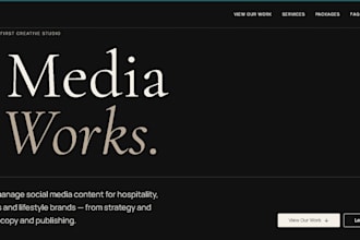 develop an ultra modern ai powered website and landing page