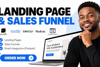 design ucraft weebly simvoly sales funnel flodesk clickfunnels landing page
