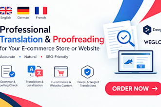 deepl weglot translation proofreading english german french ecommerce