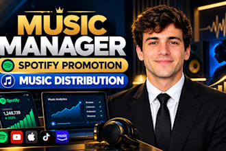 manage your music career and grow your streaming audience