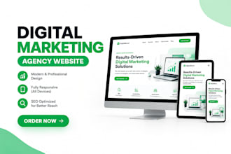 design digital marketing agency website