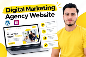 design digital marketing agency website