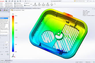 design plastic injection mold in solidworks for cnc manufacturing