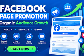 do facebook promotion and grow your fb page organically
