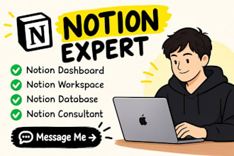 build a notion dashboard, notion workspace, notion template, notion automation