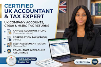 file UK company accounts, corporation tax ct600, and hmrc tax return