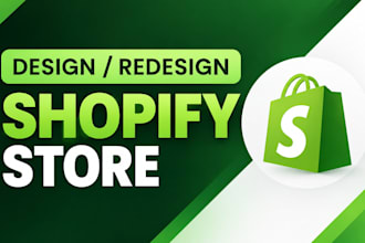 redesign and revamp your shopify store professionally
