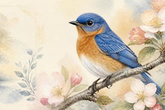 create a watercolor pet portrait