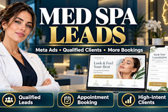 generate med spa leads aesthetic clinic leads meta ads beauty treatment funnel