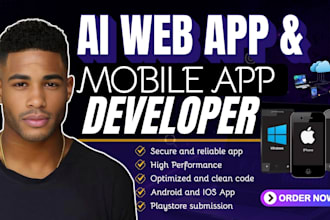 build an ai mobile app for ios and android using flutter, ai app design