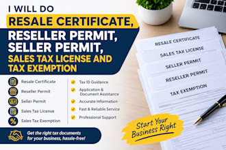 do resale certificate, reseller permit, seller permit, sales license, tax exempt