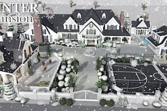 l build stunning custom bloxburg houses, luxury mansions and roblox speedbuild