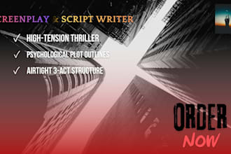 craft high tension political thriller and script outlines