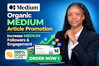 do organic medium article promotion increase medium followers and engagement