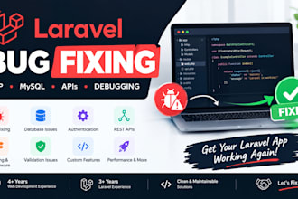 fix laravel bugs and issues in your laravel application
